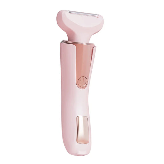 Women'S Portable Multifunctional Electric Shaver Epilator Bikini Body Hair Trimmer LCD Display for Household Car Use English