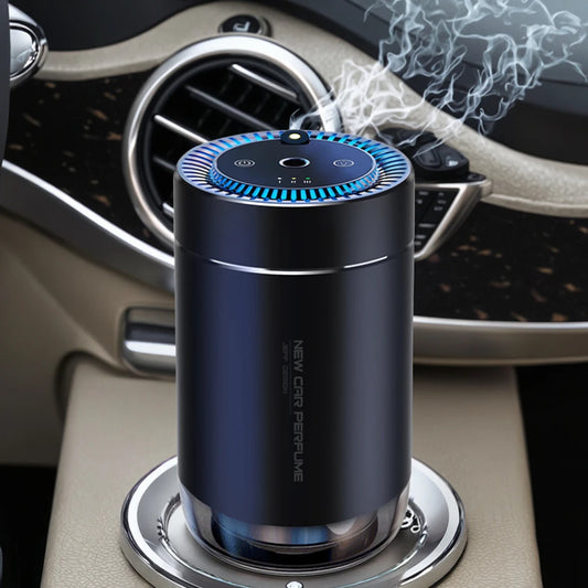 Professional Home Car Aromatic Diffuser Machine Electrical Waterless Aroma Rechargeable Metal Essential Oil Fragrance Car