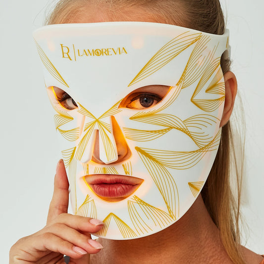 Red Light Facial Beauty Mask for Face Acne Blue Led Light Therapy Physical Heating Physiotherapy Led Red Light Therapy for Face